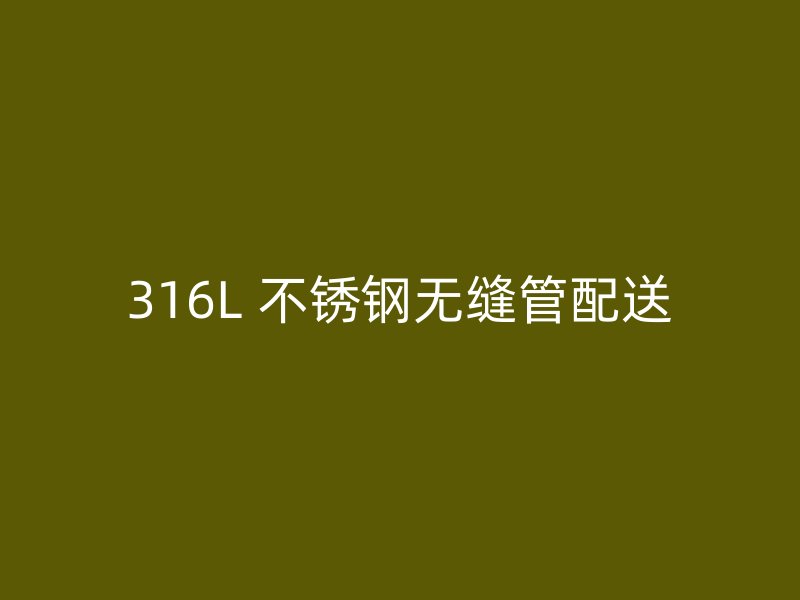 316L 不锈钢无缝管配送