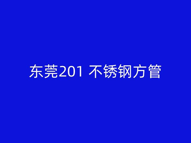 东莞201 不锈钢方管